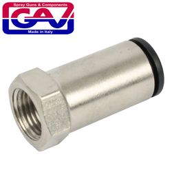 GAV Connector 6mm X 1/8' F For Nylon Tubing